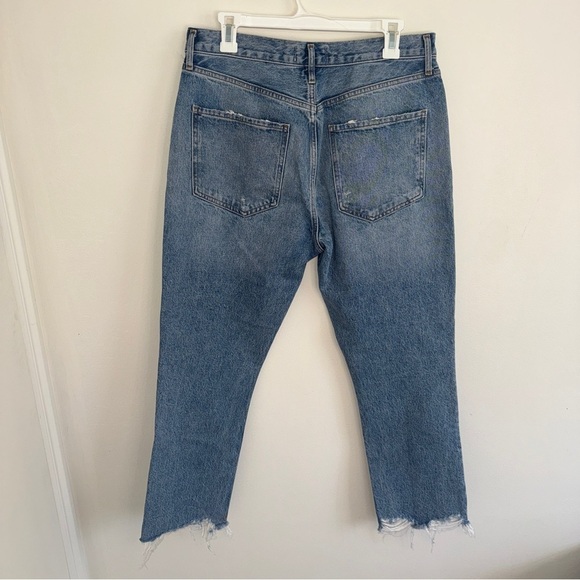 NWOT AGOLDE Riley High Rise Straight Crop in Haven 30 - Picture 9 of 9